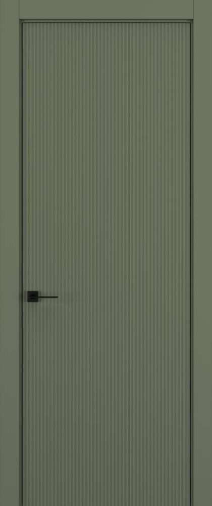 Дверь 1 VERTICAL Матовый Оливковый