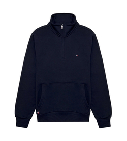 Свитшот Tommy Hilfiger Flag Logo Quater-Zip Navy