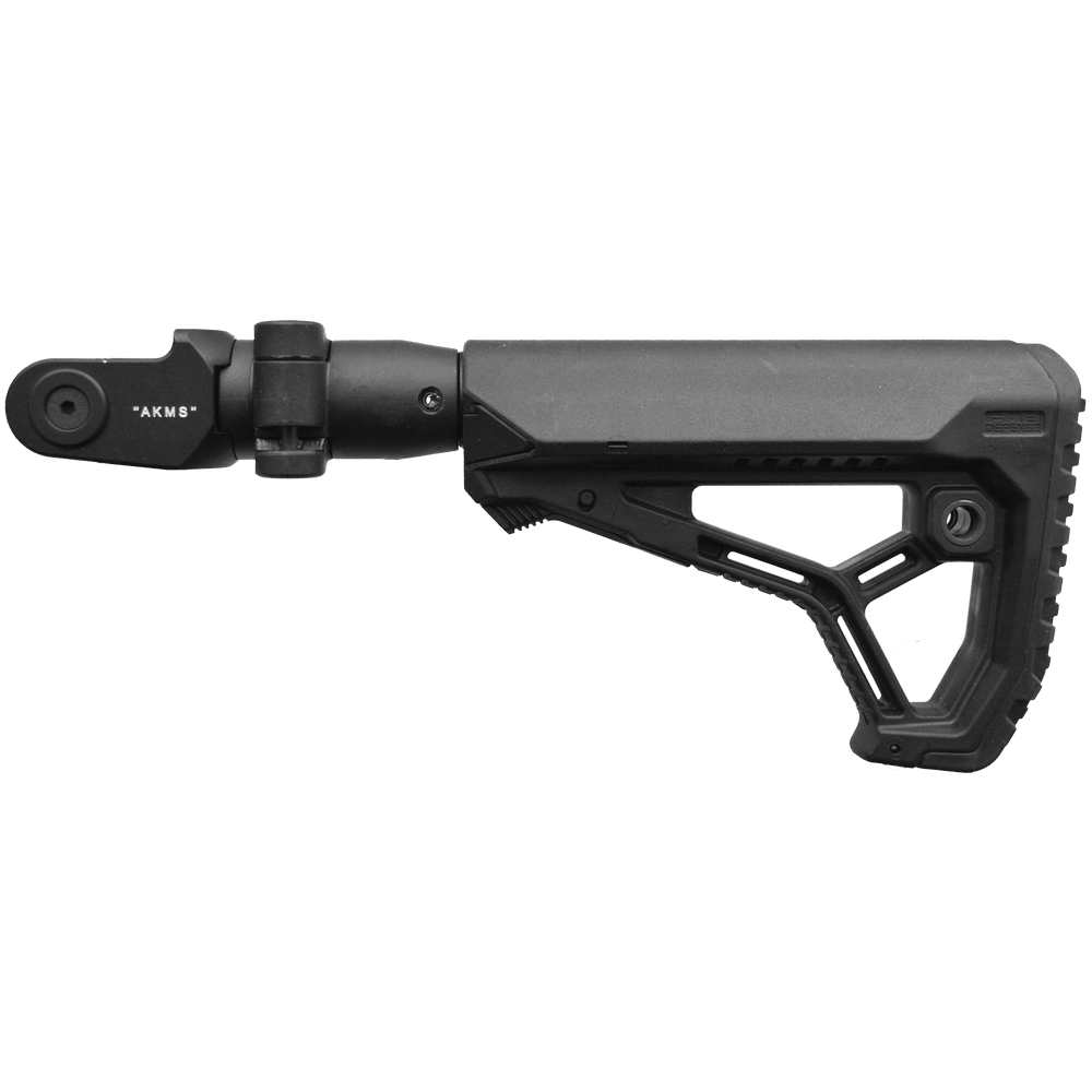 Складной телескопический приклад GLR-16 для АКМС, чёрный, Fab Defense