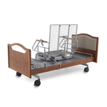Кровать электрическая MED-MOS DB-2B с поворотным креслом в правую сторону (коричневый)