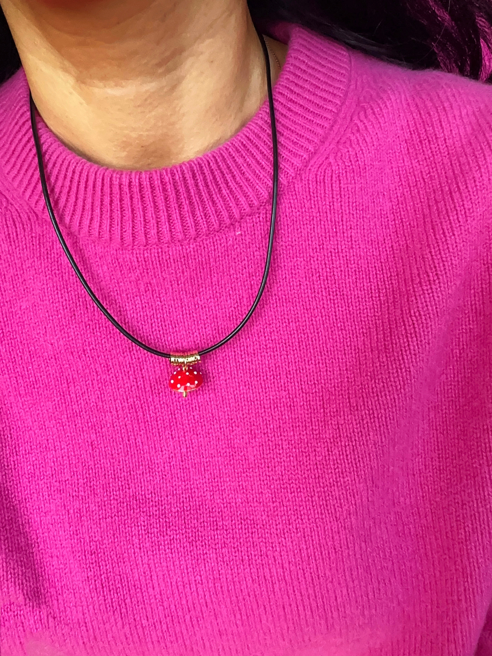 Кожаный шнурок Мухомор