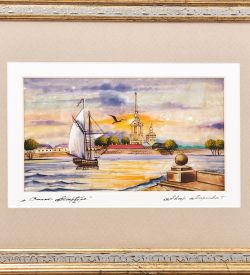 Народные промыслы ШК-55/228 Панно «Санкт-Петербург»