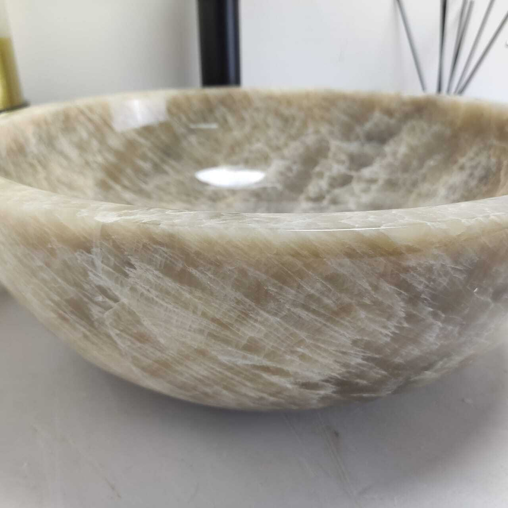 Раковина из оникса Bowl Grey Small BO-60581 1.9 40*40*15