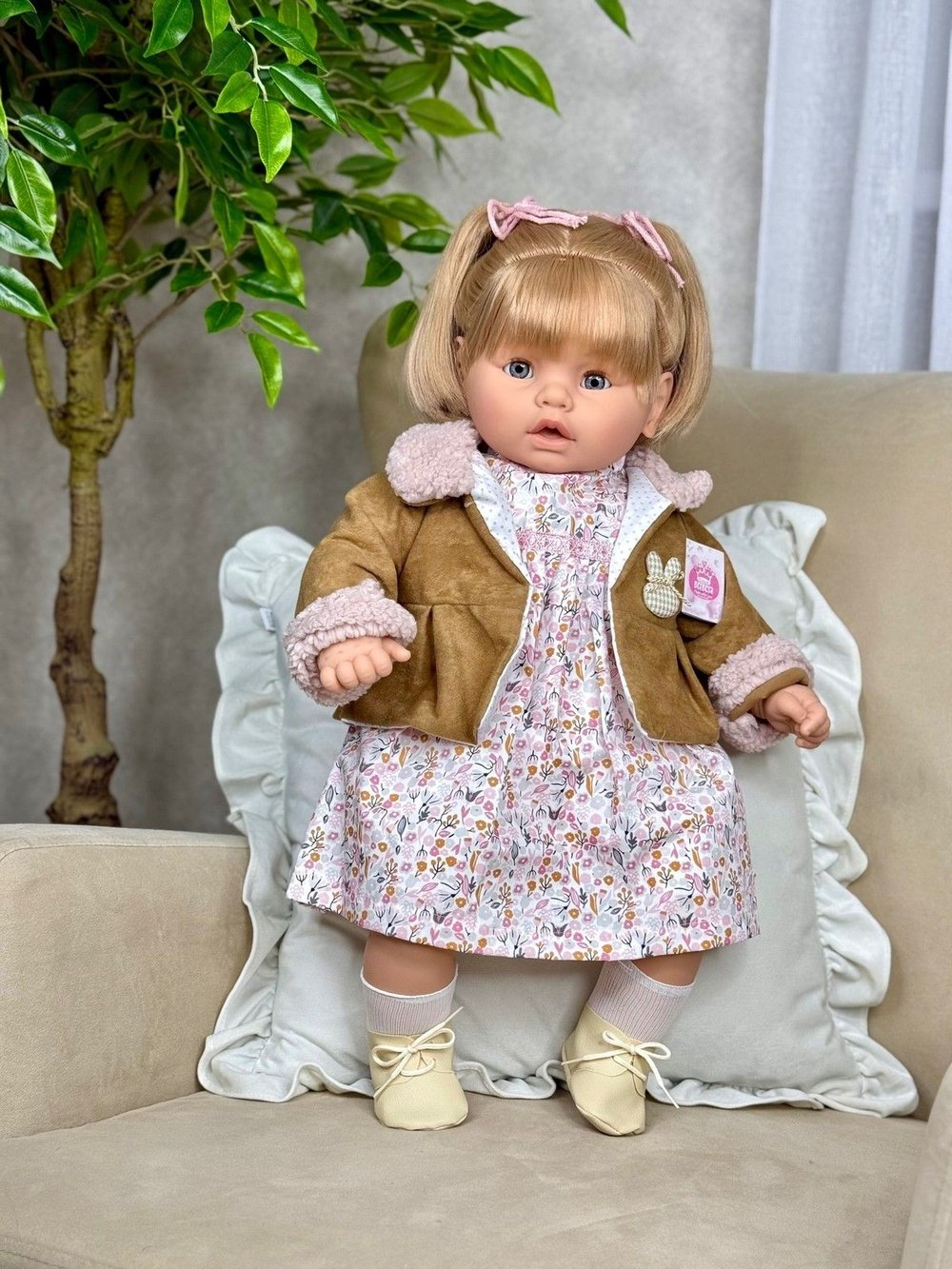 Кукла Berbesa мягконабивная 62см Dulzona (8070S)