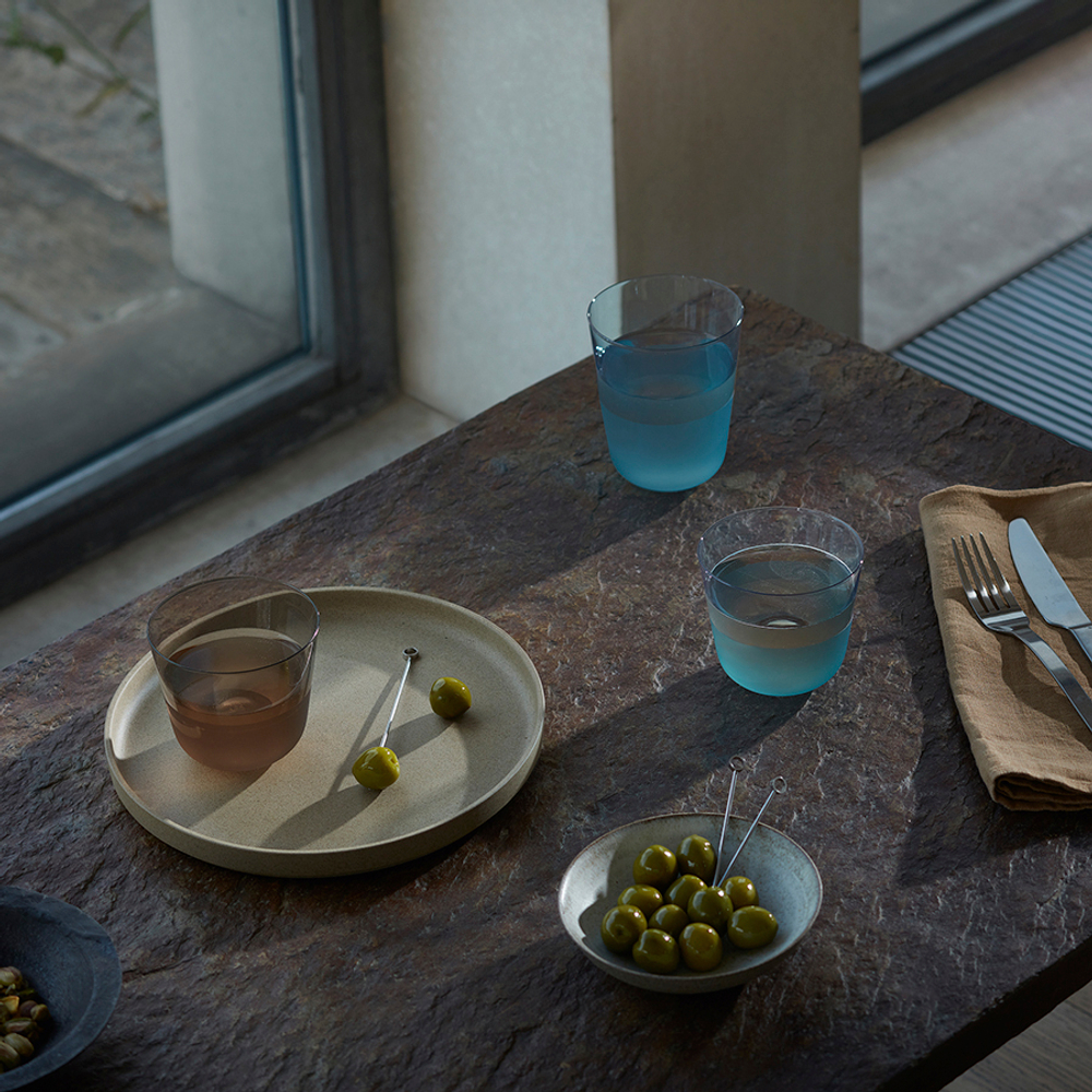 Набор стаканов arc contrast, 380 мл, голубые, 2 шт.