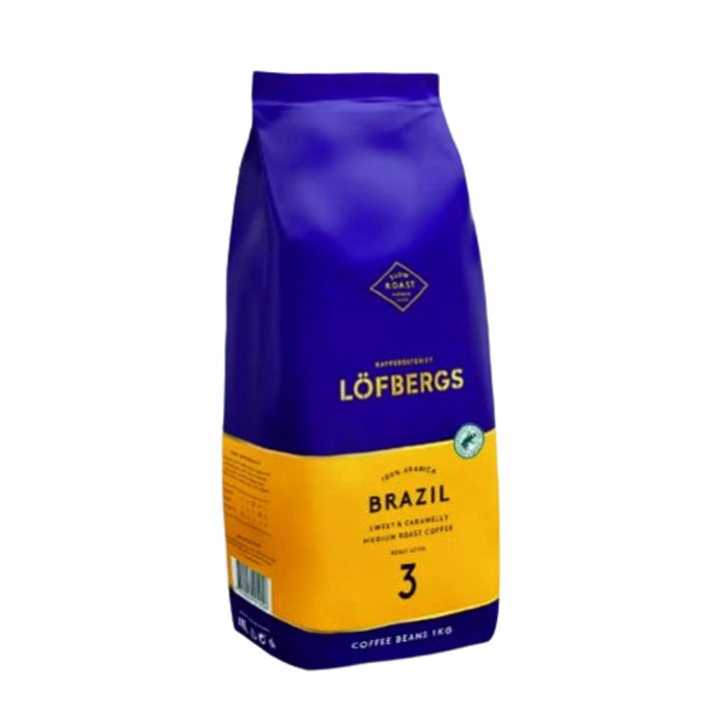 Кофе Lofbergs Brazil, зерно 1кг