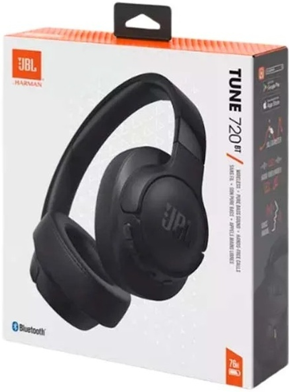 Беспроводные наушники JBL T720BT, черный