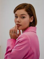 Серьги-клаймберы Nature Pink