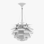Pendant design lamp PH Artichok by Louis Poulse D48 (Silver)