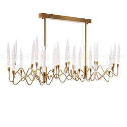 Люстра Cloyd ZOAR C26 / шир. 120 см - латунь (арт.10407)