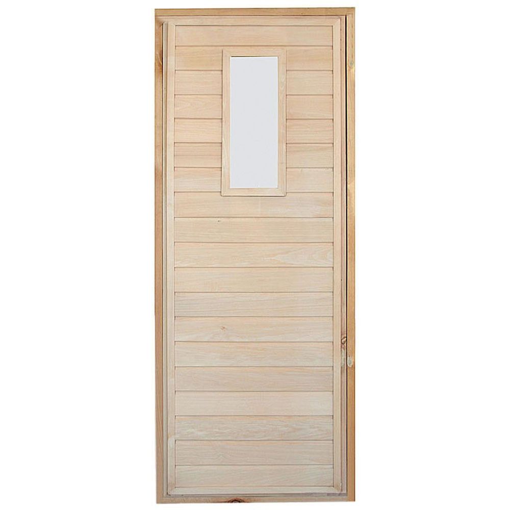 Дверь липа со стеклом 1800*700 (полотно 60)