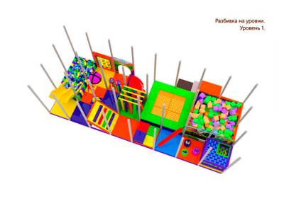 Детский игровой лабиринт «Смешные повороты»