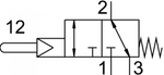 VMEF-STC-M32-M-G14 Нажимной распределитель