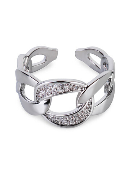 Кольцо "Иви" цвет - серебро