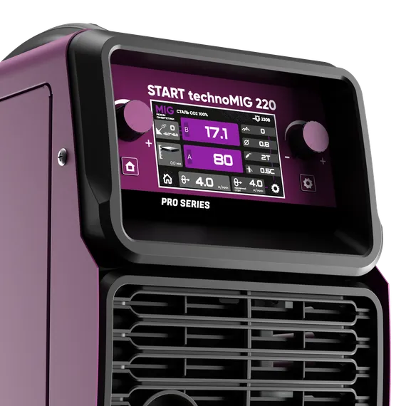 OSA START technoMIG 220 Сварочный полуавтомат 2W220T — полупрофессиональный сварочный полуавтомат для монтажников, 220 А, 220 В