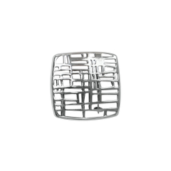 "Портинда" брошь в серебряном покрытии из коллекции "Витраж" от Jenavi с замком булавка
