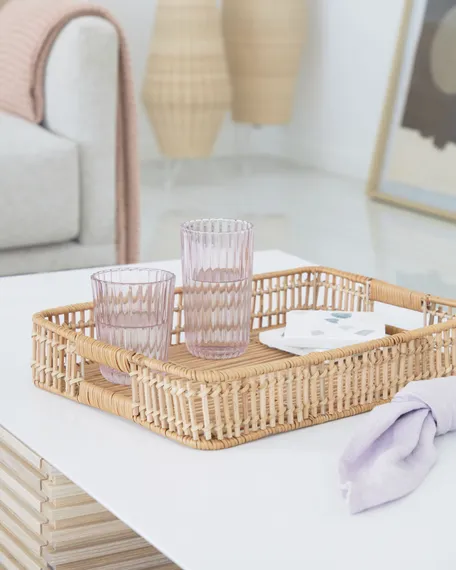 Настольная лампа из ротанга Kamaria Large