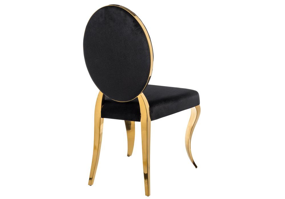 Стул Odda черный / золотой