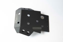 Skid Plate for Honda CRF250RALLY (2017-2020). YAMOTO. Aluminium, 4mm. V1.4 BLACK color