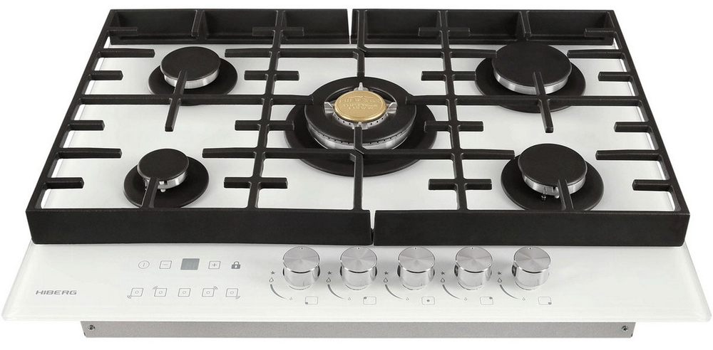 Газовая варочная панель Hiberg VM 7155 W