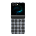 Кевларовый чехол MagSafe с защитой шарнира Benks ArmorAir ArmorVichy для Samsung Galaxy Z Flip7 Тонкий гибридный чехол из арамидного волокна DuPont Kevlar с узором в клетку виши