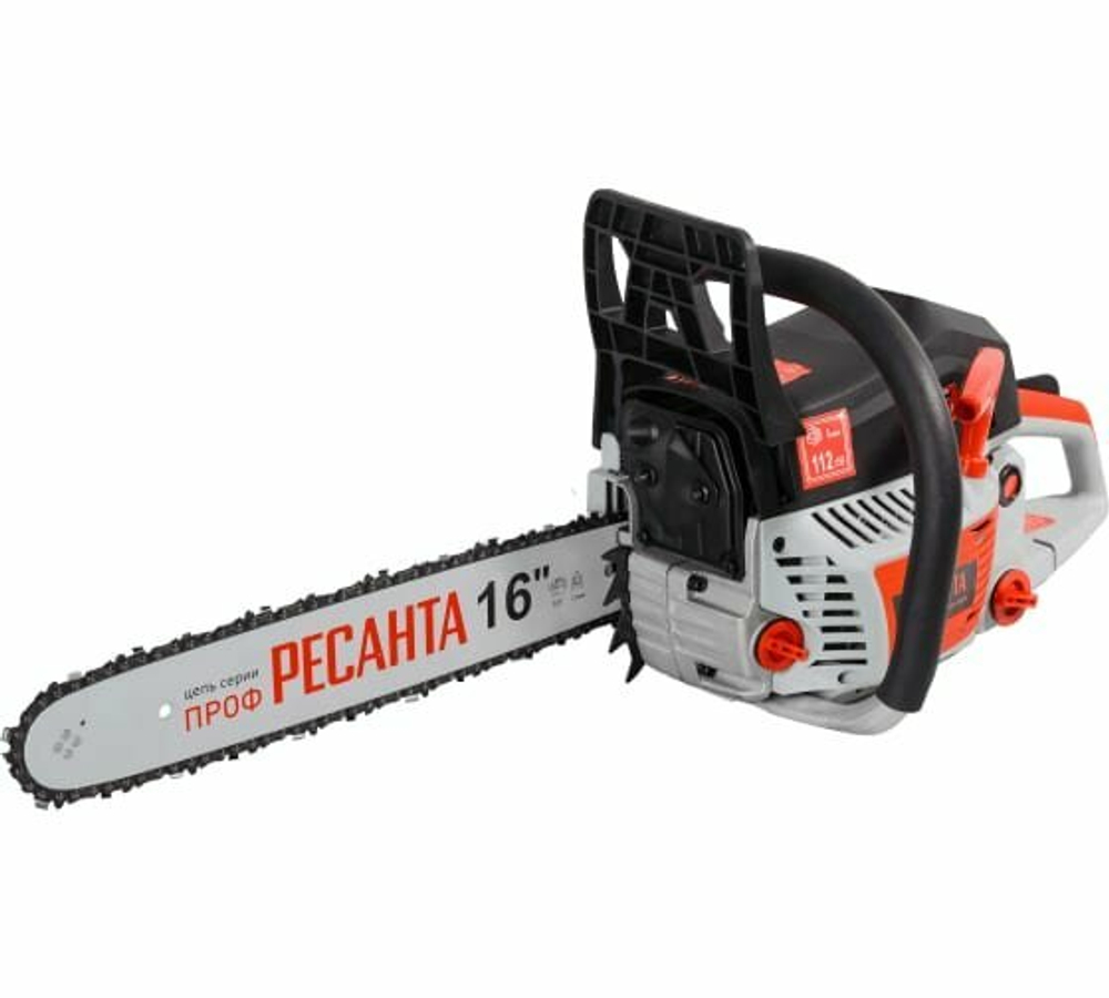 Бензопила Ресанта БП-4516, двухтактный, длина шины 40 см, 57 звеньев, 2.3 кВт