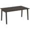 Onix Wood Стол переговорный (1 столешница) OW.PRG-1.4 Дуб Мали/Дуб Темный/Металл Антрацит 1580*980*7