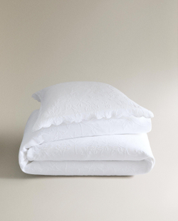 Zara Home покрывало из хлопка, белый · 5163/006