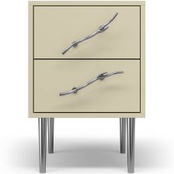 Тумба Арт Колор matte Стайл Сильвер Серый шелк матовый