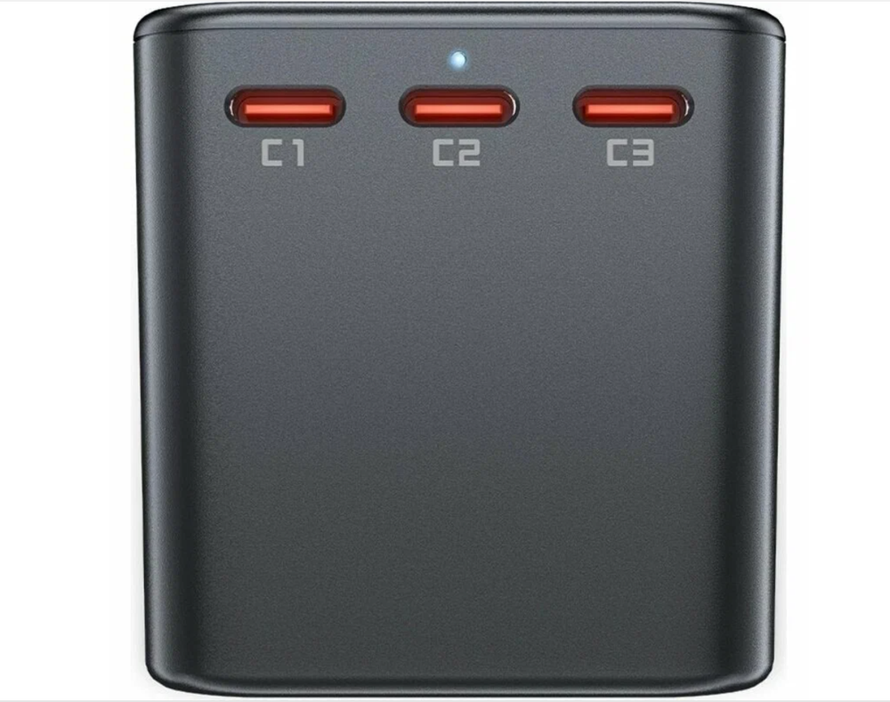 Сетевое зарядное устройство ACEFAST "Z1", многофункциональное, GaN, PD75W
