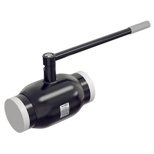 Кран стальной шаровой цельносварной ALSO КШ.П, DN-65 PN-25, длина-280мм, стандартнопроходной, приварной с ручкой