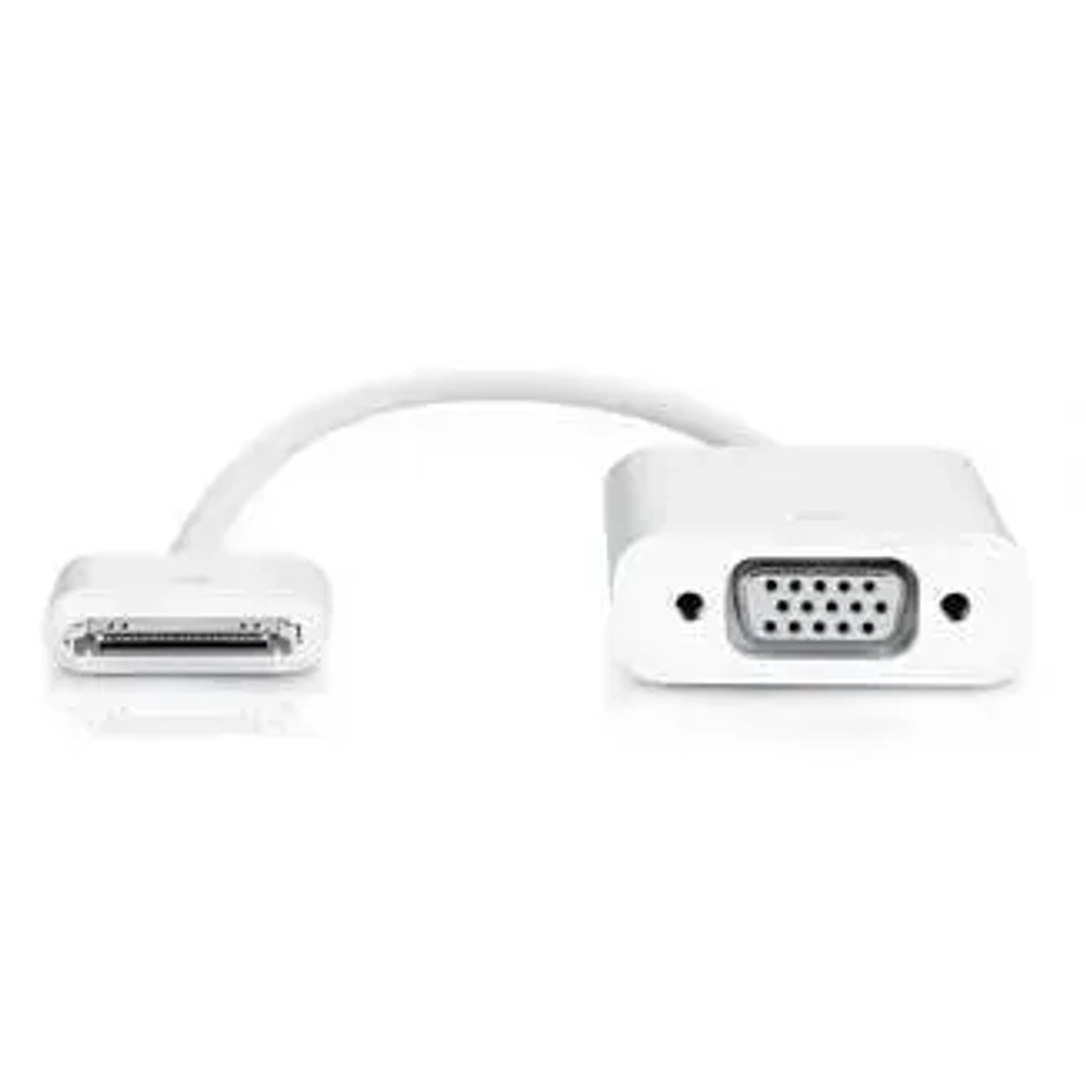 Адаптер Apple Dock Connector (30pin) на VGA 15 см (белый) (MC552ZM/B)