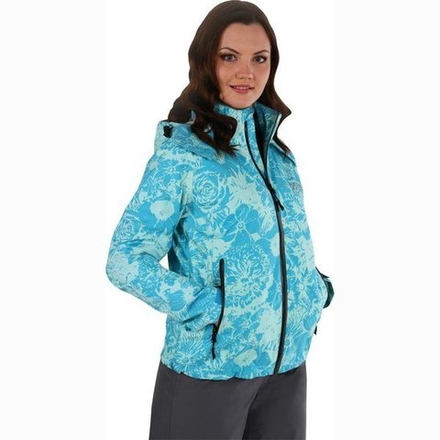 Куртка "Татьяна" голубой принт