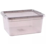 Контейнер универсальный с крышкой для хранения «MYSTERY», прозрачный, 19*16*9см, 1.9л