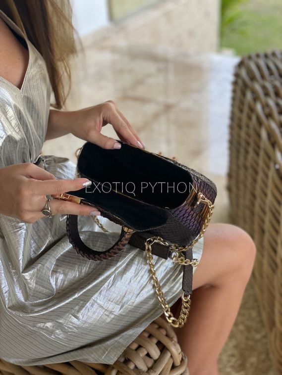 Сумка из кожи питона BG-437