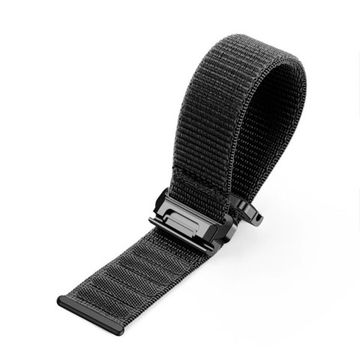 Ремешок TacFit 26 мм. для Garmin Fenix 7x / 6x / 5x / 3, Enduro 2 / Tactix 7, Tactix Delta нейлоновый быстросъемный на липучках (Черный)