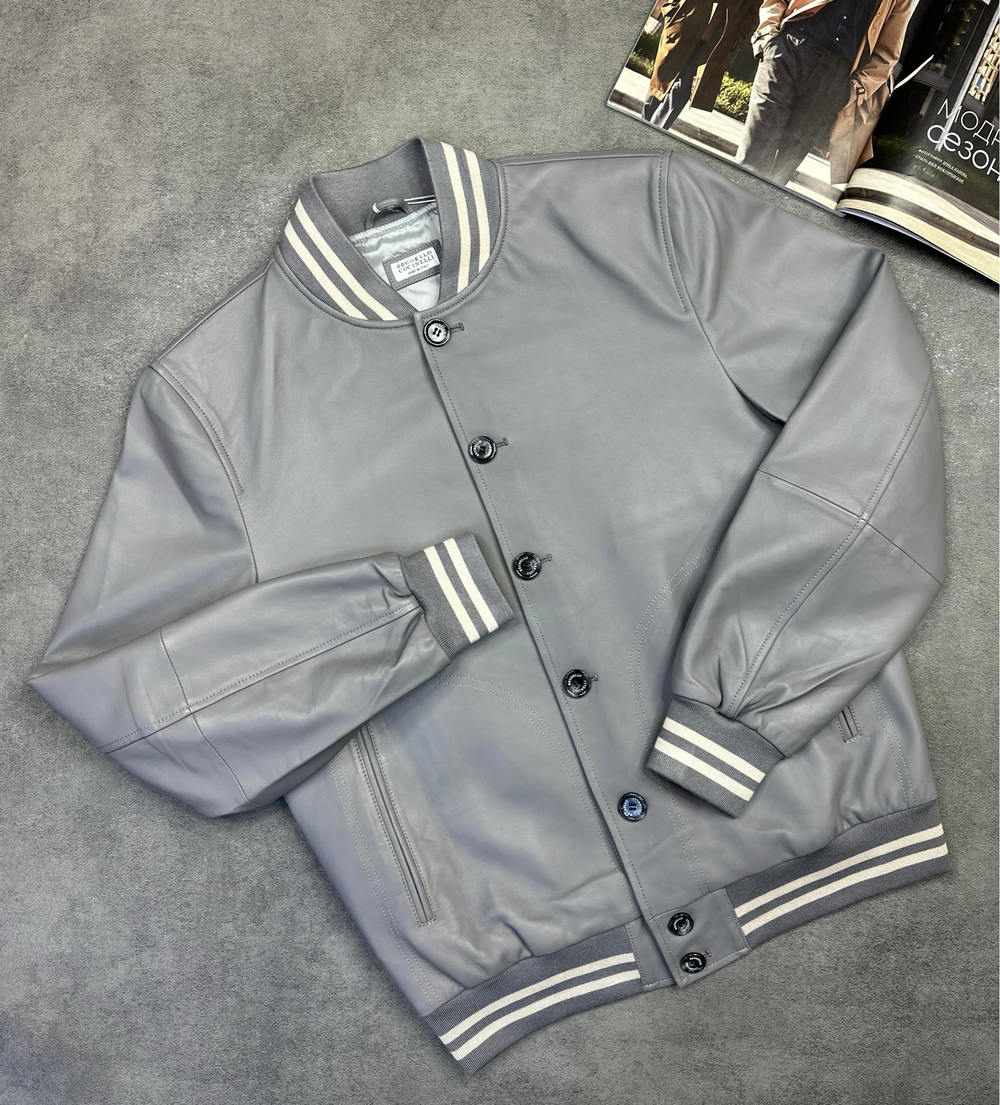 Кожаная куртка Brunello Cucinelli