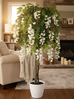 Искусственное дерево Акация 130см в кашпо