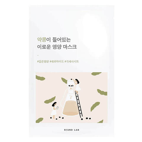Round Lab Маска тканевая питательная с экстрактом сои - Soybean nourishing mask sheet, 27мл