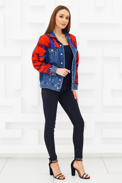 LIGVIANNI Джинсовая куртка Denim Jacket Fire