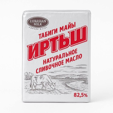 Масло сливочное натуральное Иртыш 82,5% 180 гр