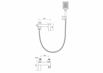 Смеситель для ванны с душем WONZON & WOGHAND FIT WW-88639009-CR хром