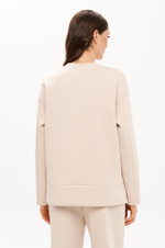 23421 Свитшот женский (светло-бежевый)