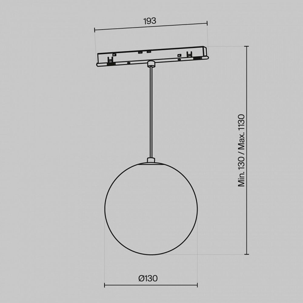 Светильник на штанге Maytoni Luna TR039-4-5WTW-DD-B