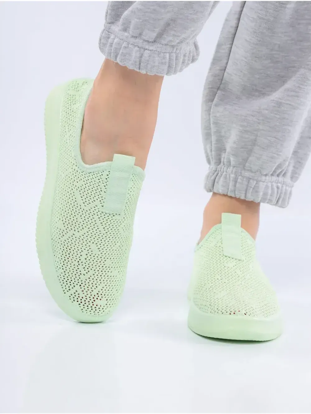 Слипоны летние текстильные