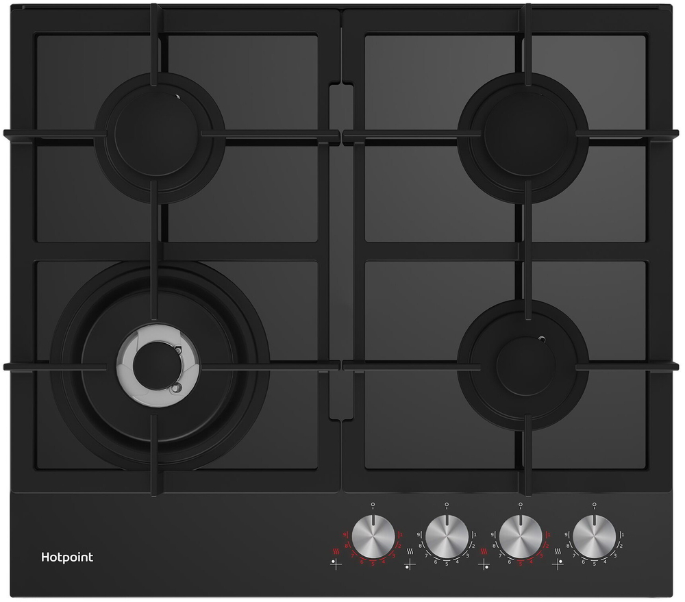 Газовая варочная панель Hotpoint HGSL 62 F/BK