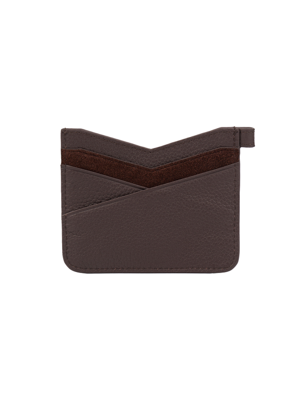 Cardholder BERN chocolate color