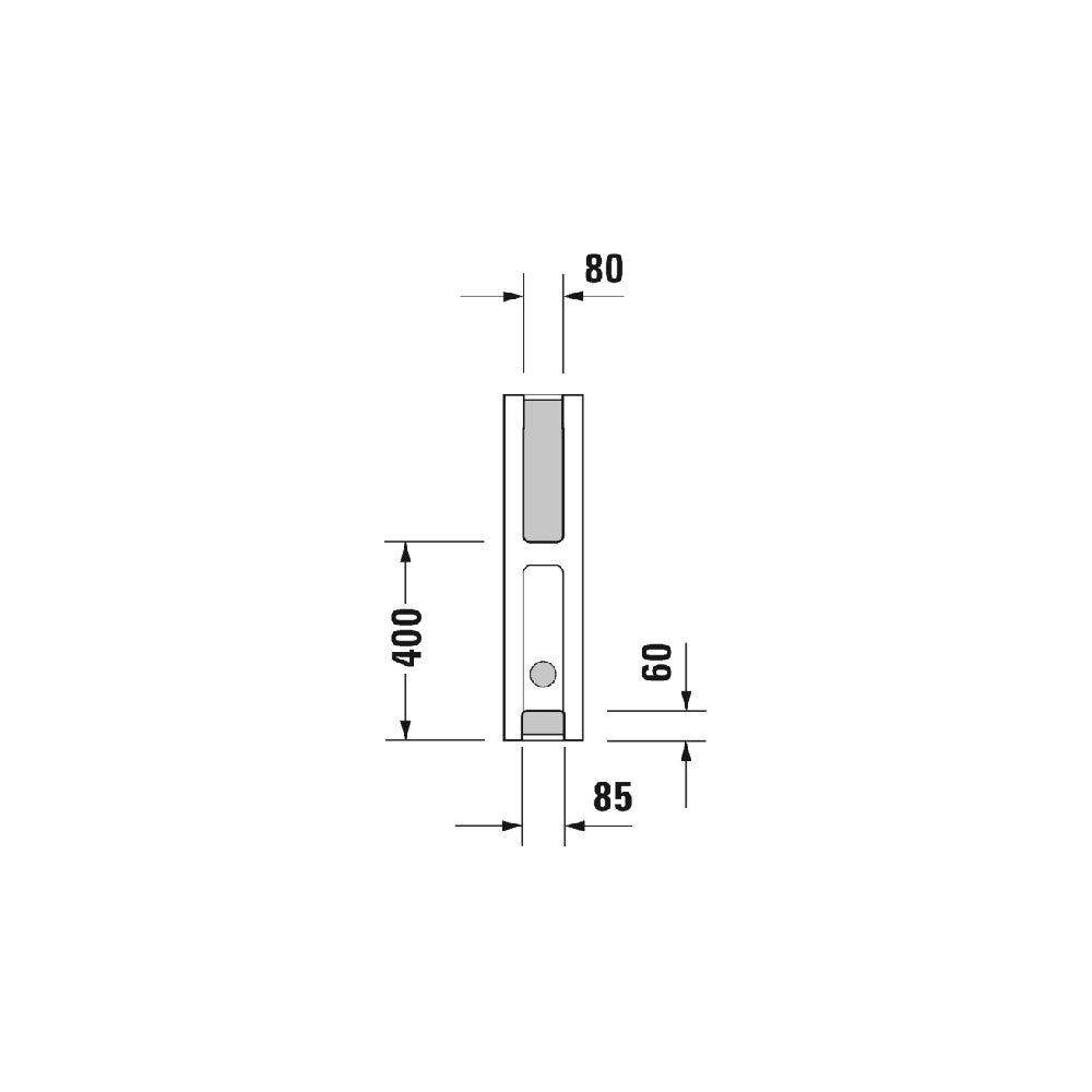 Duravit Starck 3 Умывальник 600 x 450 мм белый с пьедесталом 0300600000+0865160000