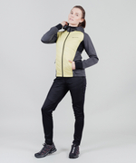 Куртка NORDSKI HYBRID HOOD Black/Yellow, женская, NSW853191