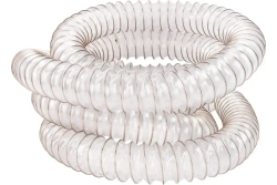 Texonic PVC 100мм 5м. Воздуховод ПВХ, армированный омедненной стальной спиралью для аспирации и стружкоотсоса